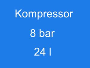 Kompressor 8 bar 24 l
