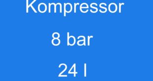 Kompressor 8 bar 24 l