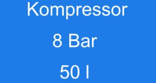 Kompressor 8 bar 50 l
